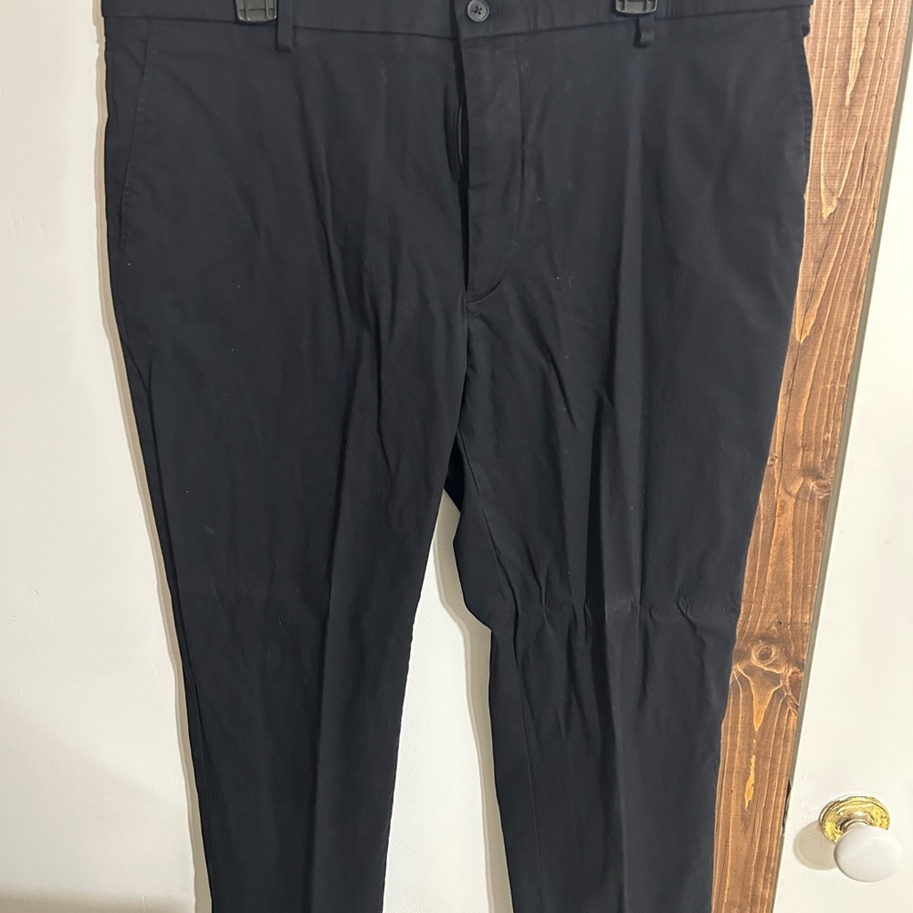 Michael Strahan Classic Black Men's Dress Pants